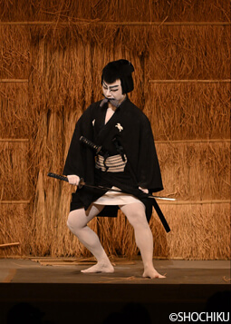 ▲Nakamura Takanosuke in 'KANADEHON CHŪSHINGURA'.