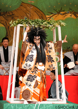 ▲Matsumoto Kōshirō in 'TSUCHIGUMO'.
