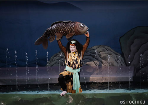 ▲Kataoka Ainosuke in 'KOI TSUKAMI'.