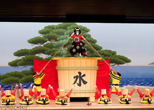 ▲Bandō Minosuke in 'GOHIIKI KANJINCHŌ'.