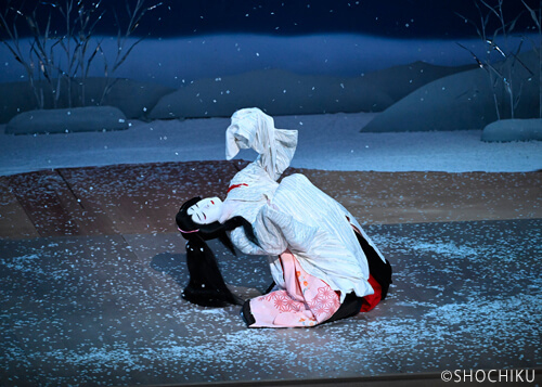 ▲Onoe Kikugorō VIII in 'SAGI MUSUME'. 