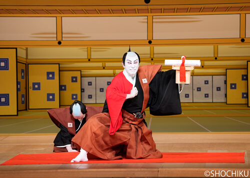 ▲Ichikawa Danjūrō in 'KŌJŌ'.