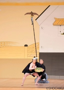 ▲Onoe Shōroku in 'TONBI YAKKO'.