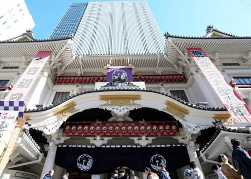 ▲The Kabukiza Theatre