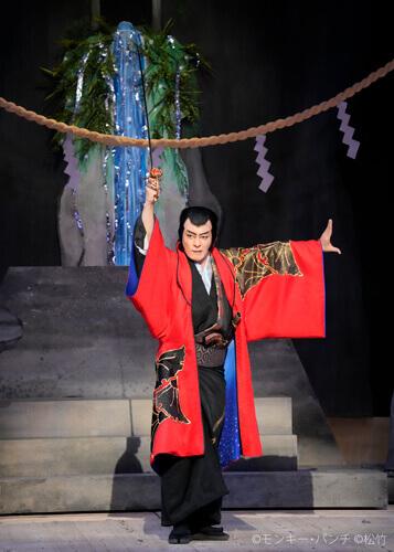 Kataoka Ainosuke in 'LUPIN III Hekisui no Reijō'.