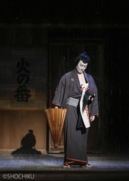 ▲ Nakamura Kankurō in 'KAMIKAKETE SANGO TAISETSU' (Program A).