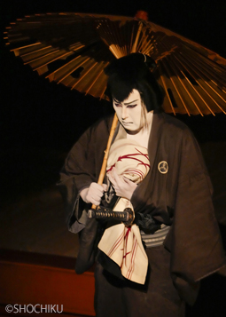 ▲ Onoe Matsuya in 'KAMIKAKETE SANGO TAISETSU' (Program B).