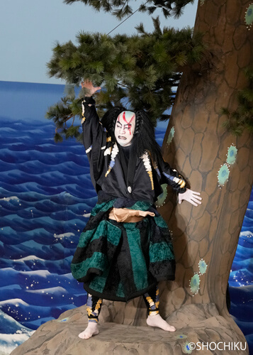 ▲ Matsumoto Kōshirō in 'HIRAGANA SEISUIKI'.