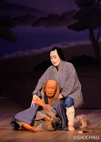 ▲ Front Nakamura Karoku, Back Kataoka Nizaemon <br>in 'NUMAZU'(Program A).
