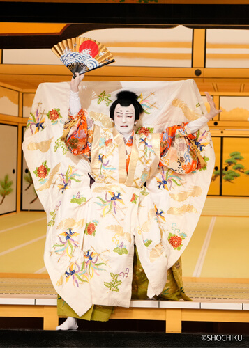 ▲ Ichikawa Somegorō in 'ICHIJŌ ŌKURA MONOGATARI'.