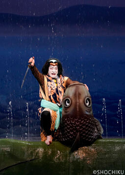 ▲ Kataoka Ainosuke in 'KOI TSUKAMI'.